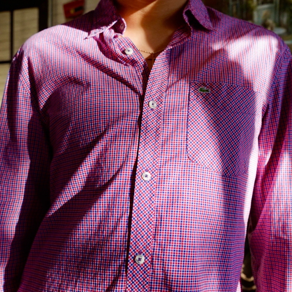 Lacoste Gingham Button Down